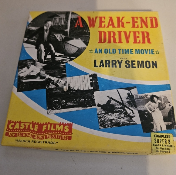 Super 8 A Weekend Driver An Old Time Movie starring Larry Semon - Picture 1 of 2